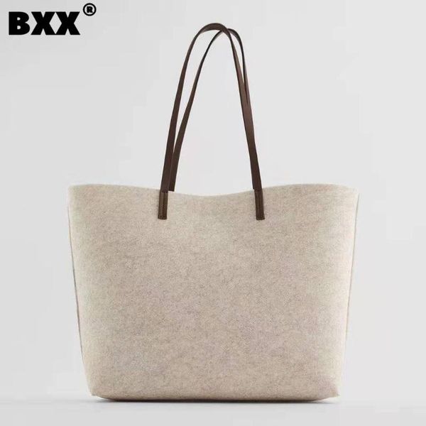 

evening bags [bxx] woman brand large capacity tote bag handbag felt personality all-match crossbody shoulder fashion tide 2021 gf1004