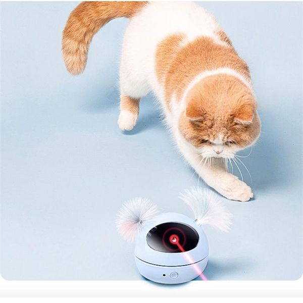 

cat toys electric toy self teaser rotating infrared light kitten interactive puzzle smart pet feather product