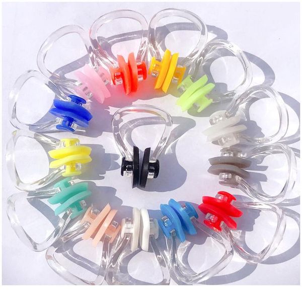 

10pcs/lot reusable soft sile swimming nose clip comfortable diving surfing swim nose clips for adults jlljvj