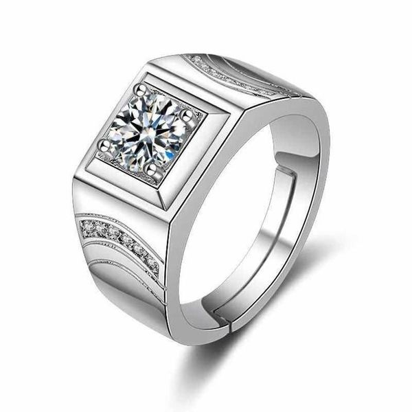 

wedding rings fashion classic zircon opening ring for women engagement party jewelry accessories, Slivery;golden