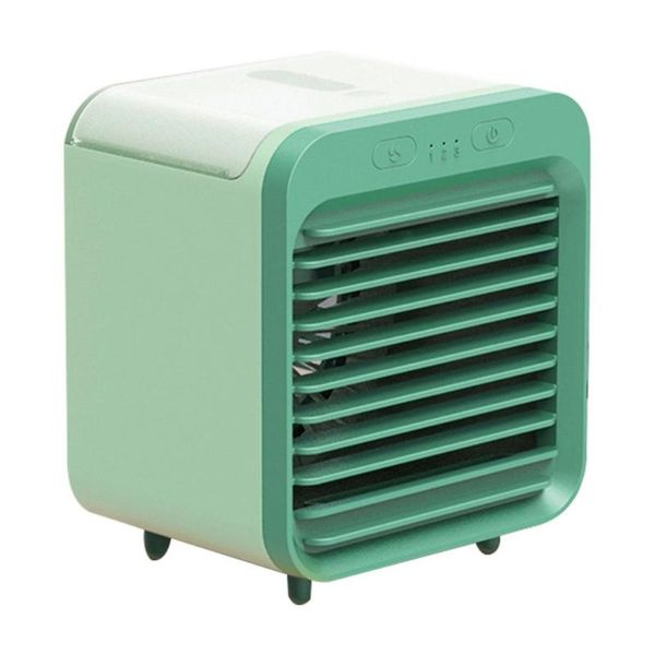 

smart home control usb air cooler fan mini deskconditioner with night light water cooling humidifier purifier multifunction summer
