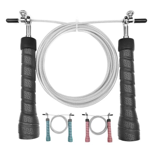 

jump ropes 3m fitness with pu handle fast speed professional rope adjuster gym crossfit sports exercise equipment