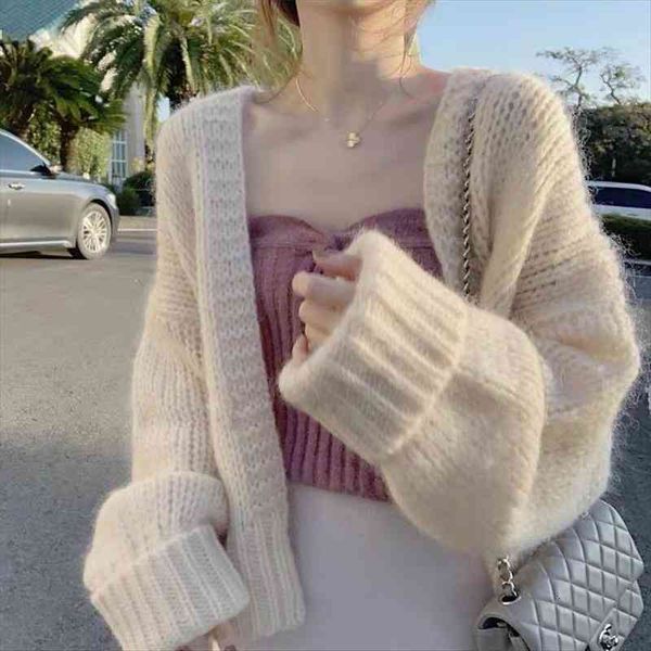 

winter plus size knitted solid women sweaters clothing khaki beige pink oversize cardigans loose womens coats casual fashion, White;black