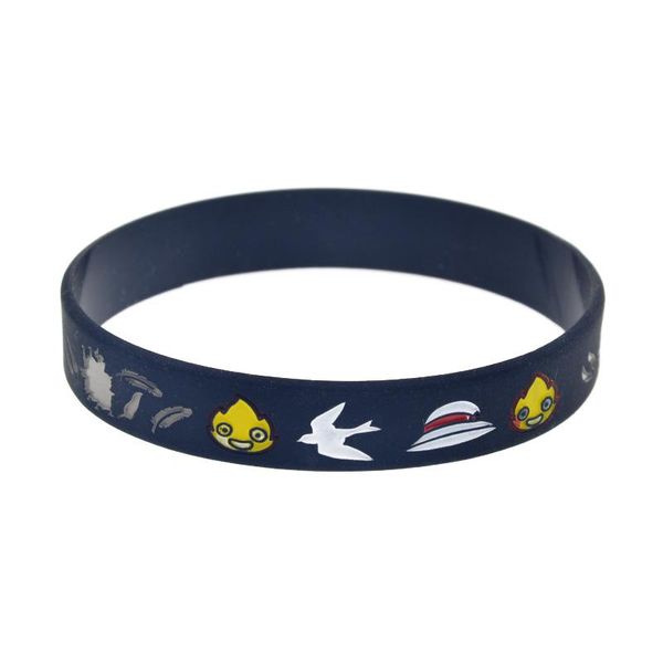 

charm bracelets 1pc japan anime silicone bracelet cartoon gift band black, Golden;silver