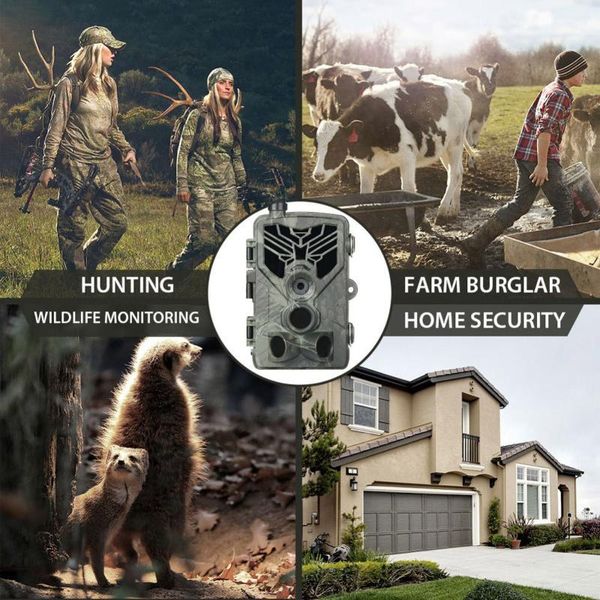 

2g hunting camera trail camera sms/mms/smtp 16mp 1080p hc810m p traps 0.3s trigger time trap wildlife thermal imager hunting
