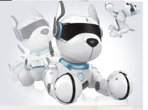 

remote control robot dog toy for kid early education toy smart stunt puppy robot