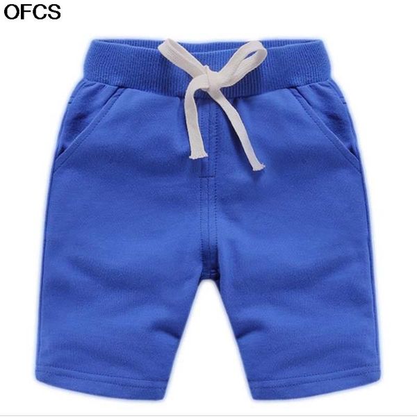 

shorts summer boy short pants beach loose children for and girls 8 colors solid cotton kids trousers clothings, Black