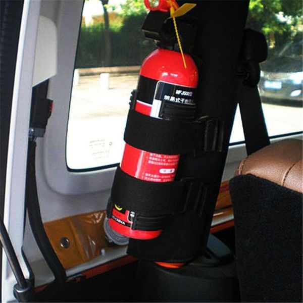 

car organizer trunk storage rack fixed belt fire extinguisher strap finishing supplies