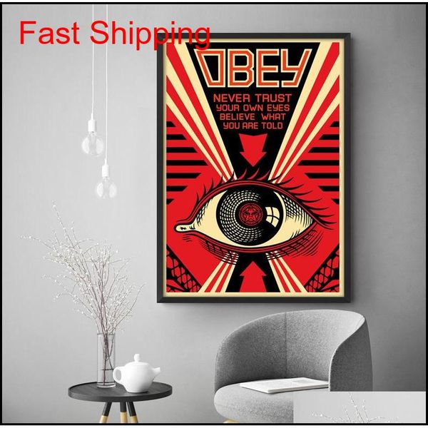 

obey shepard fairey art poster print ppaper qylaan garden2010