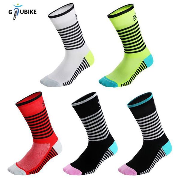 

outdoor sports cycling socks breathable wear-resistance hiking climbing running football basketball socks for sporting, Black