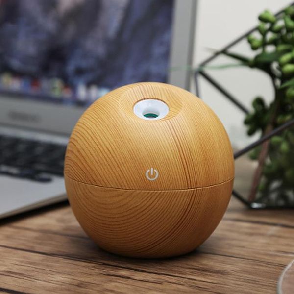 

humidifiers mini wooden aromatherapy humidifier aroma diffuser essential oil air purifier color changing led touch switch tq quiet