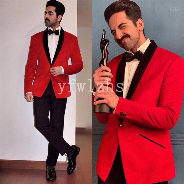 

men's suits & blazers handsome shawl lapel groomsmen one button groom tuxedos mens wedding dress man blazer prom dinner (jacket+pants+t, White;black