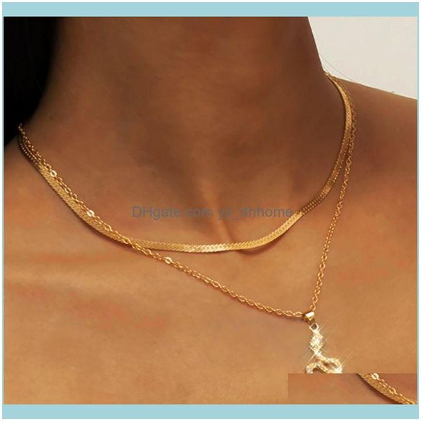 

necklaces & pendants jewelrypunk snake necklace gift for friend men women statement fashion chain gold color unique jewelry wholesale chains, Silver