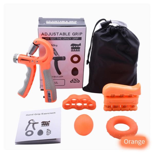 

hand grips 5in1 grip device set effective training five-finger power silicone ring ball a type gripper