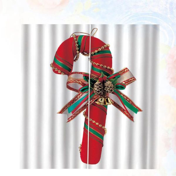 

shower curtains personalized christmas pattern bathroom shade curtain polyester creative for home (golden background)