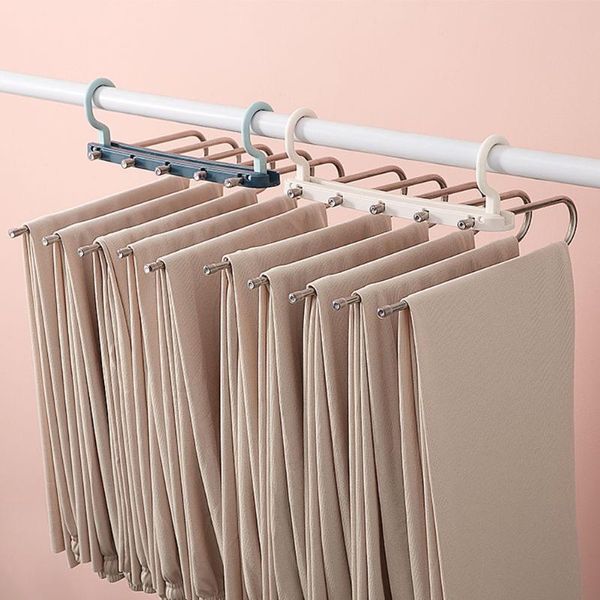 

hangers & racks multilayer wardrobe towel cloth pants rack space saver multifunction stainless steel home trouser storage