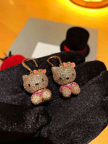 

d family color treasure compass six pointed star earrings with s925 sier ear nails, Golden