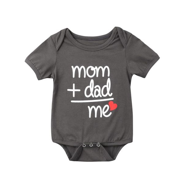 

summer newborn baby clothes boy girl kids cotton bodysuit funny cute kawaii outfits infant short sleeve kid size100cm, Black;white