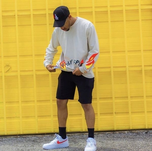 

kanye sunday service long sleeve round neck sweater terry, Black