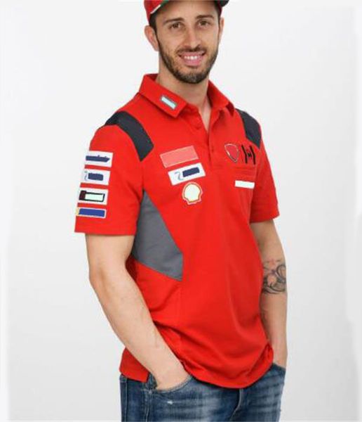 

motorcycle moto racing polo short-sleeved polyester quick-drying customizable racing tide brand factory clothes popular short-sleeved men