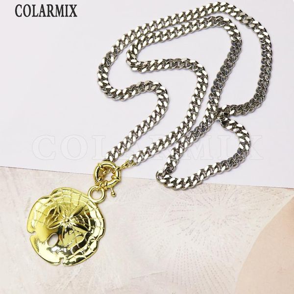 

pendant necklaces 4 pcs gold zircon necklace jewelry trendy gift fashion 7229, Silver