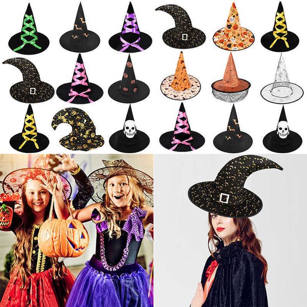 

1pc big toys witch hats costum for kids halloween party cosplay masquerade hat