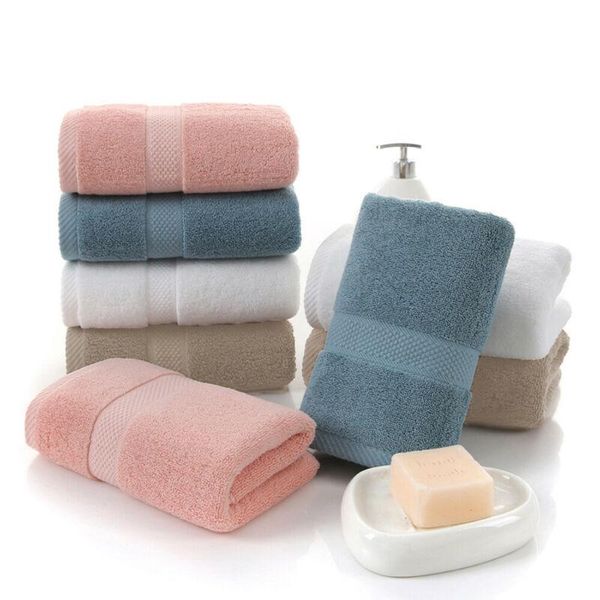 

towel pure cotton bath 35x75cm home beach absorbent drying washcloth face