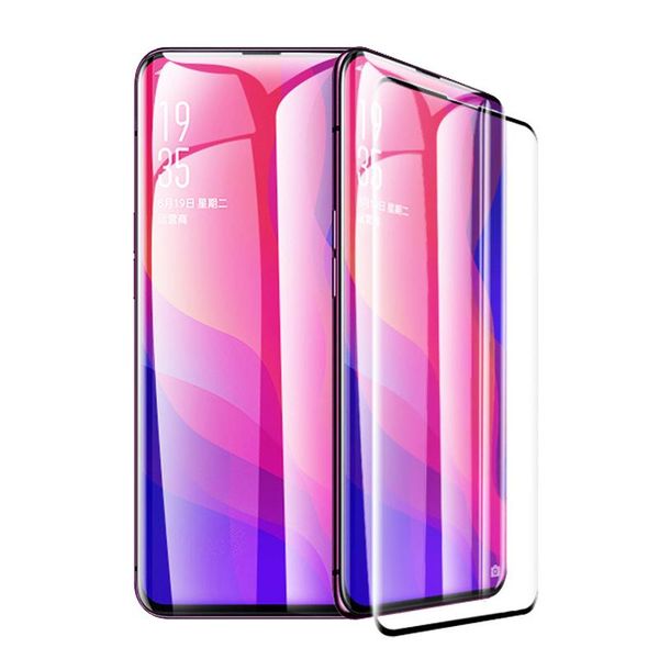 

3d curved edge tempered glass for oppo find x2 screen protector full cover for oppo find x2 glass findx2 x 2 pro 5g