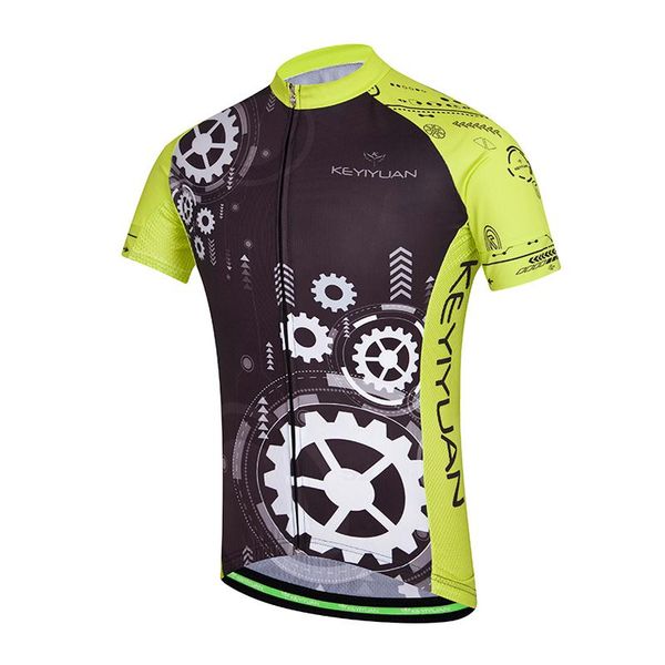 

racing jackets keyiyuan 2021 cycling jersey men summer short sleeve shirts quick dry outdoor team clothing bike ropa mtb hombre, Black;red