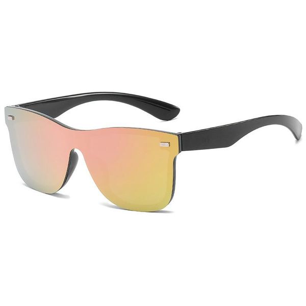 

sunglasses fashion oversized square retro gradient frame sun glasses for women one piece gafas shade mirror clear lens eyewear, White;black