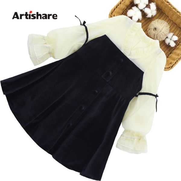 

girl's dresses teenage girls dress patchwork for girl bow kids spring autumn costumes 6 8 10 12 14, Red;yellow