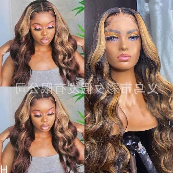 

wave women's wig new headgear silver long curly hair, Black