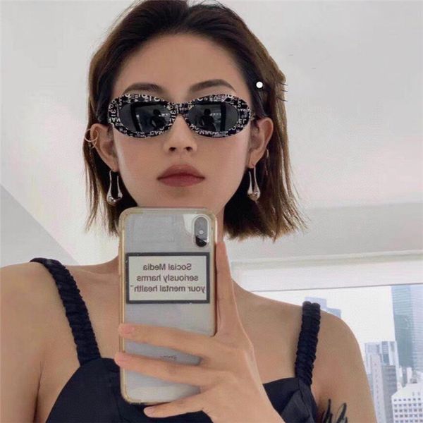 

fashion oval sunglasses star net red same sunglasses ch2262, White;black