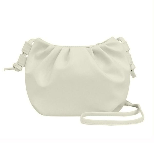 

women handbag dumpling bag wall hanging soft single shoulder slant cloud bag messenger fashion handbags elegant solid color