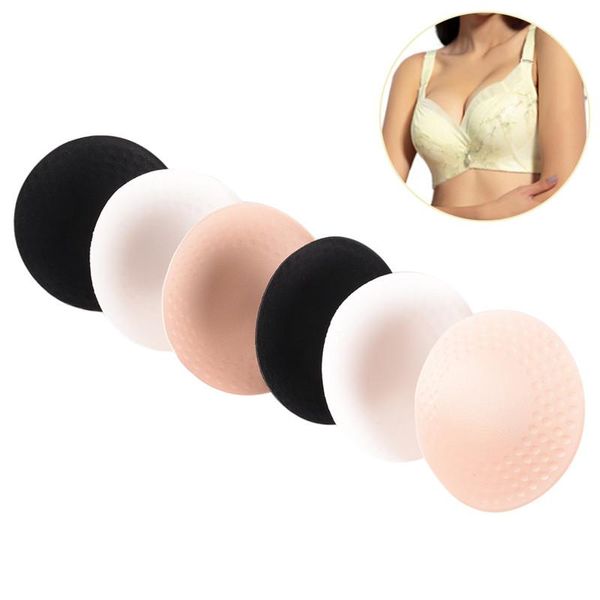 

women's g-strings 1pair women intimates accessories sponge swimsuit breast push up bra padding chest enhancers foam insert cup, Black;white