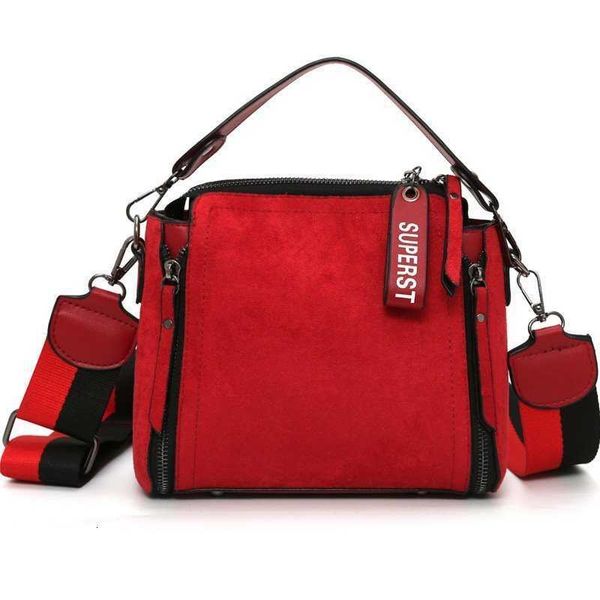 

hbp non-brand women's fashion autumn korean frosted bucket width messenger bag chic sport.0018