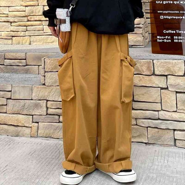 

harajuku streetwear cargo pants green women hippie oversize brown wide leg trousers for female black joggers sweatpants, Black;white