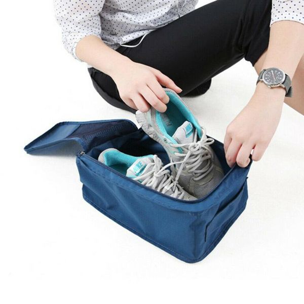

storage bags portable travel bag organizer waterproof shoes tote case drawstring cover non-woven laundry