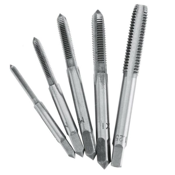 

hand tools tapping 6pcs/set tap drill m3-m8 screwdriver holder metric screw taps