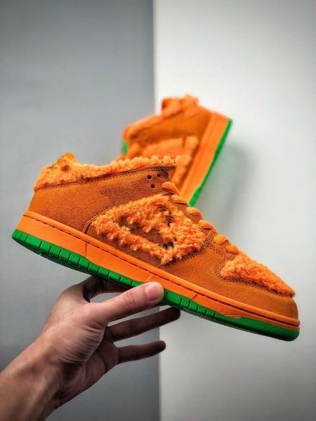 

dunk dancing bear breathable running shoes for men and women orange size36-46