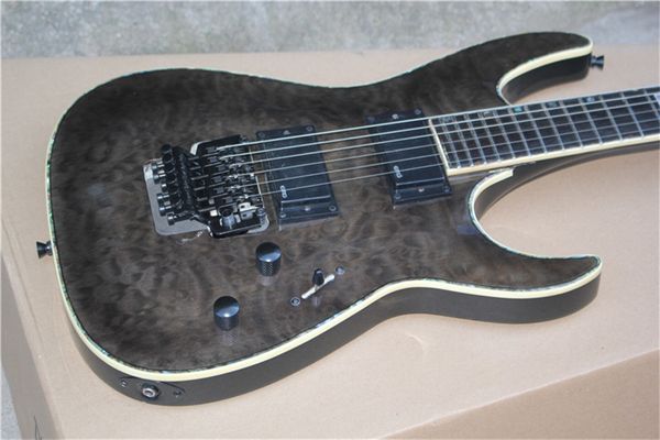 

2021 7 strings electric guitar, transportblack color 7 strings guitar