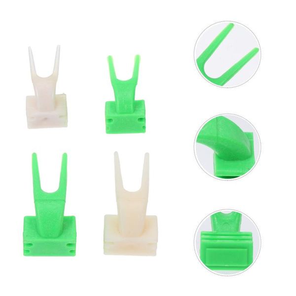 

forks 100 pcs practical parrots fruit fork plastic birds holder pet supplies