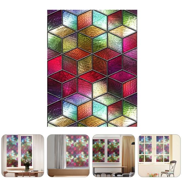

storage bags 1pc window privacy film non-adhesive static glue mural