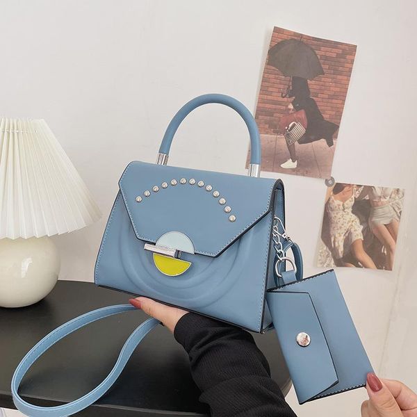 

evening bags 2021 women's version shoulder bag fashion trend lock pu soft leather large capacity handbag