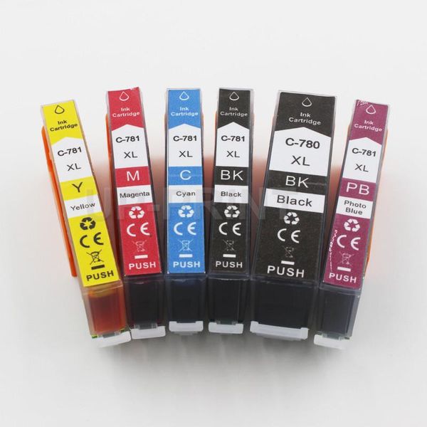 

up pgi780 pgi-780 cli-781 refill ink cartridge compatible for canon ts707 ts6170 tr8570 ts9170 ts8170 printer cli781 pgi 780