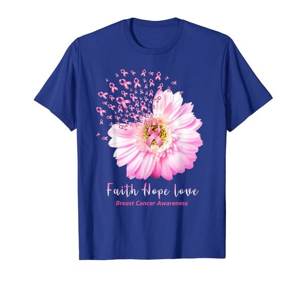 

faith hope love tshirt breast cancer awareness gifts, White;black