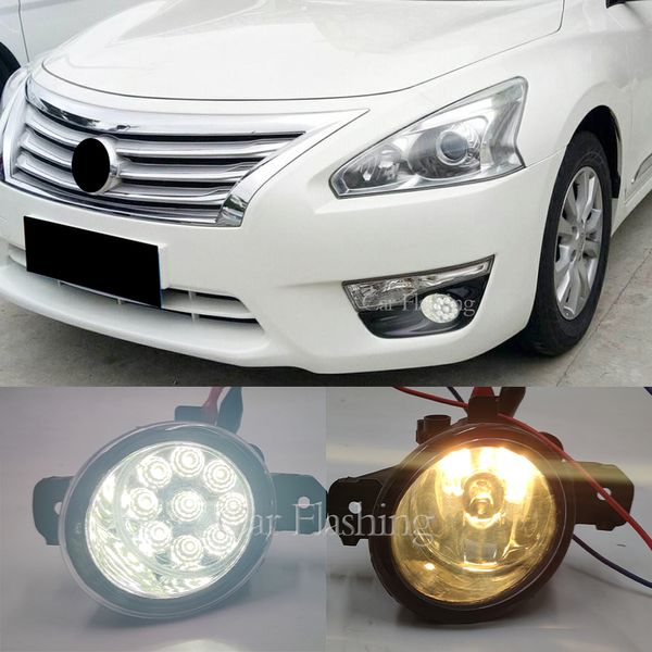 Sis farları LED sis lambası Nissan Sentra Qashqai için J10 x-trail T31 T30 Primera Teana Altima Maxima Almera 2001-2015 far