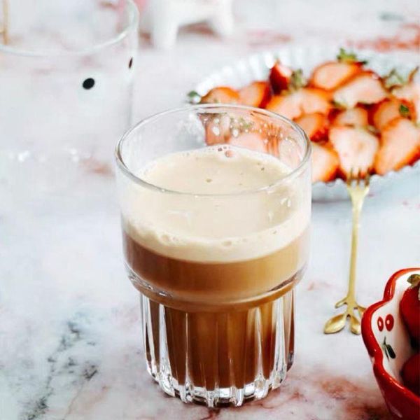 

wine glasses ins style clear glass cup 400ml transparent milk coffee juice tiramisu birthday wedding ice cream