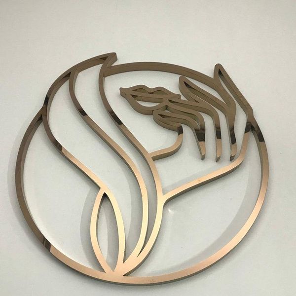 

metal painting 3d stainless steel letters sign logo for home deco