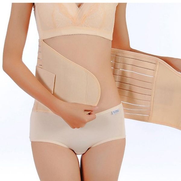 

women's shapers autumn postpartum corset belt abdomen with pregnant women gauze maternal supplies laparotomy bondage breathable, Black;white